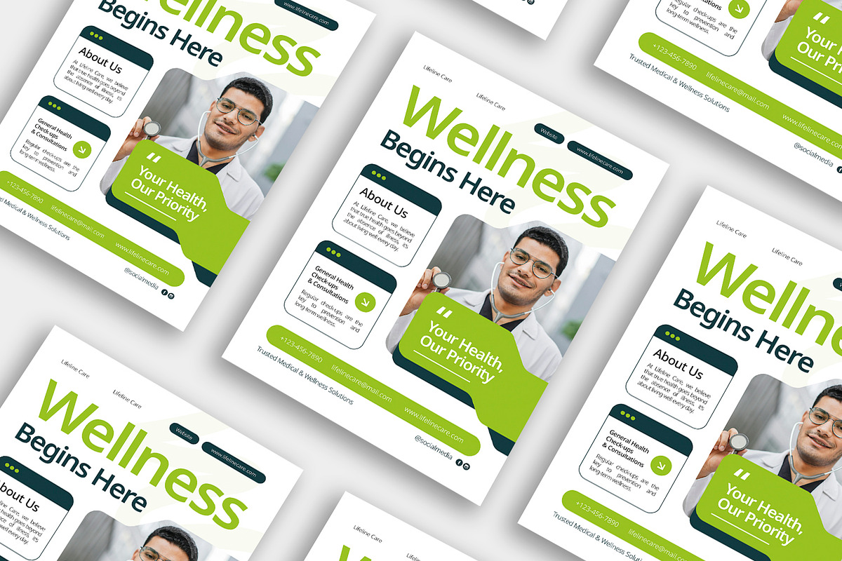 Lifeline Care - Flyer, a Flyer Template by Esensifiksi.studio (Photo 1 of 3)