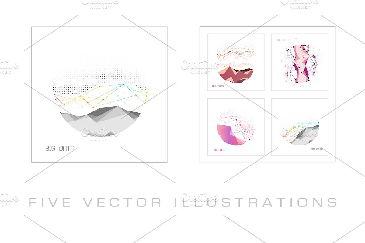 Abstract infographics visualization, a Templates & Theme by majcot (Photo 1 of 6)
