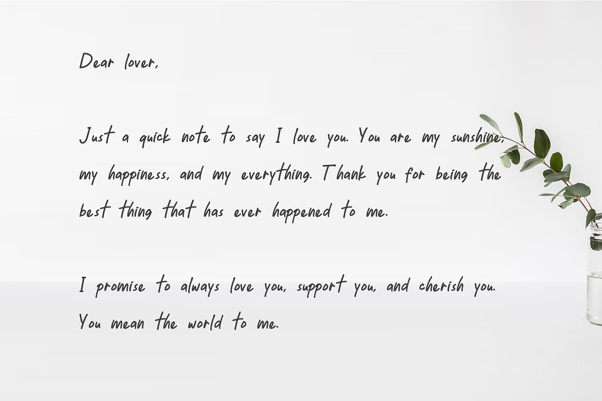 Simpline - Just Simple Handwritten, a Handwritten Font by TrimStudio (Photo 5 of 8)