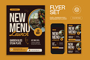 New Menu Launch Flyer, a Flyer Template by graphicook (Thumbnail 1 of 3)