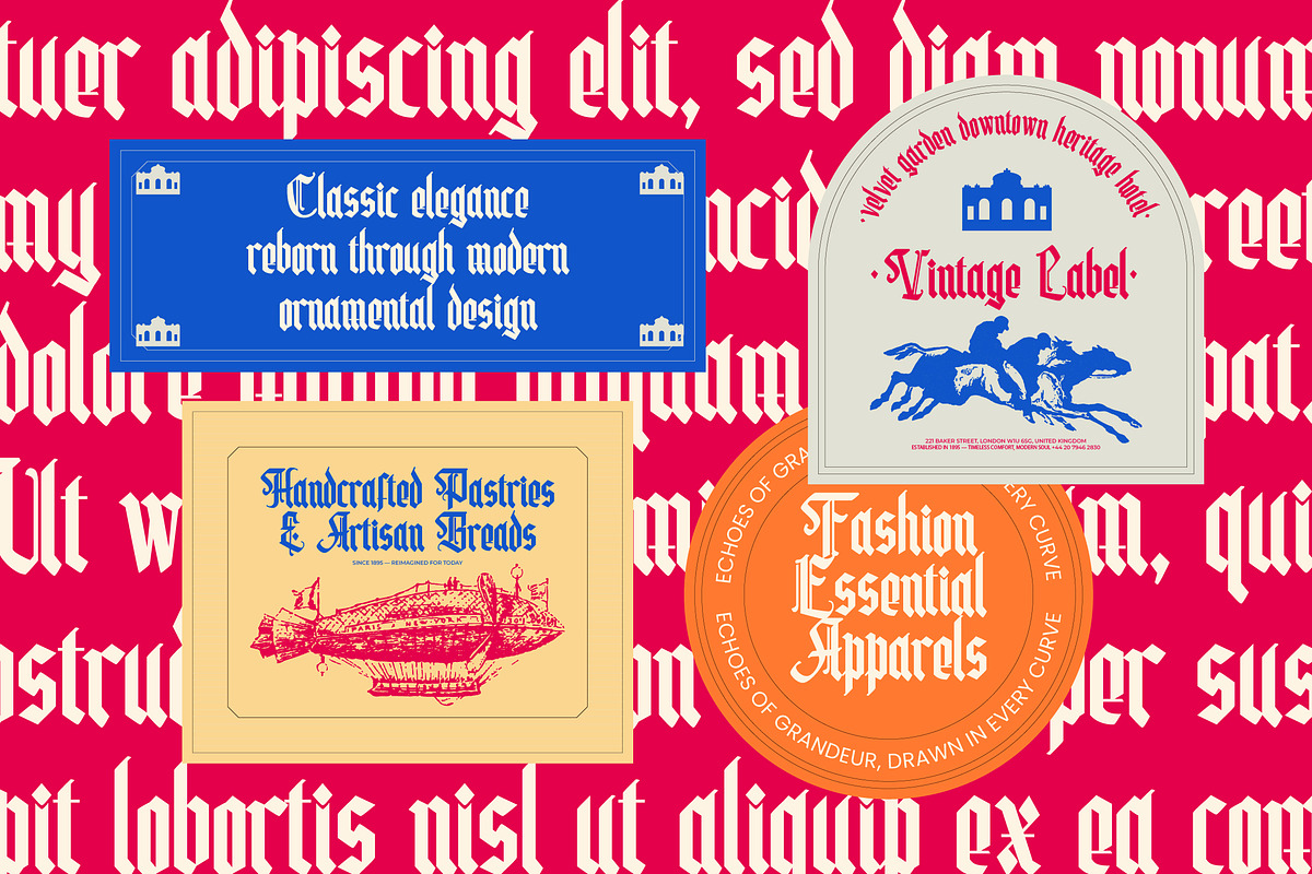 Ashenpiky Modern Blackletter Fonts, a Serif Font by Jaruka (Photo 2 of 10)