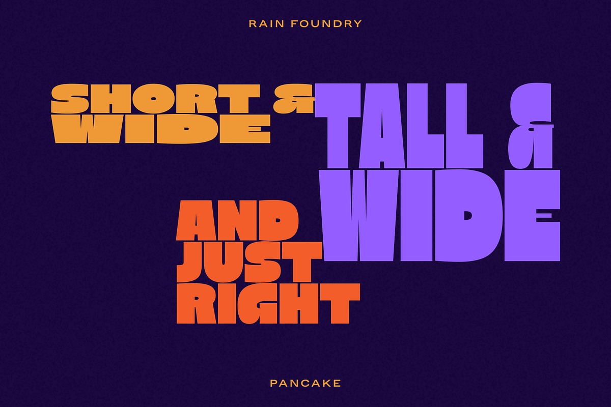 Pancake (Variable), a Sans Serif Font by Rain Foundry (Photo 8 of 9)