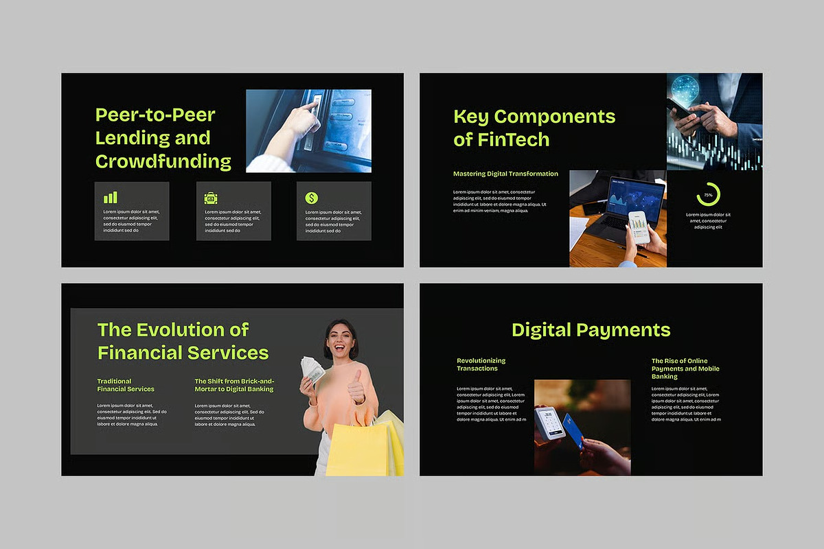 Financial Technology Keynote, a Presentation Template by Fit-tee (Photo 2 of 4)