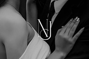 NJ monogram, a Branding & Logo Template by LINKED LETTERS STUDIO (Thumbnail 2 of 2)