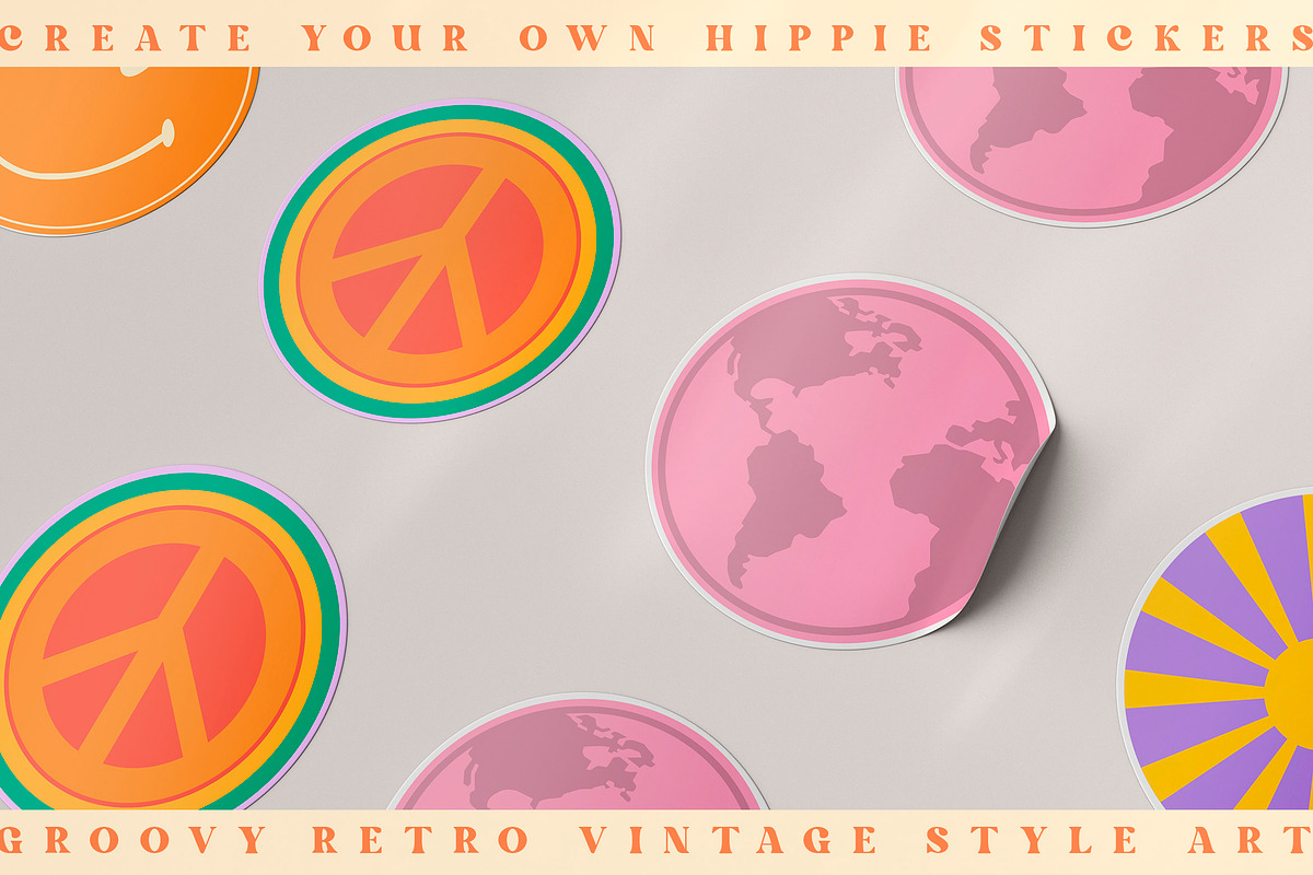 Retro Vibes Art 70s 90s, an Object Graphic by NassyArt (Photo 3 of 12)