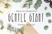Gentle Giant Condensed Font