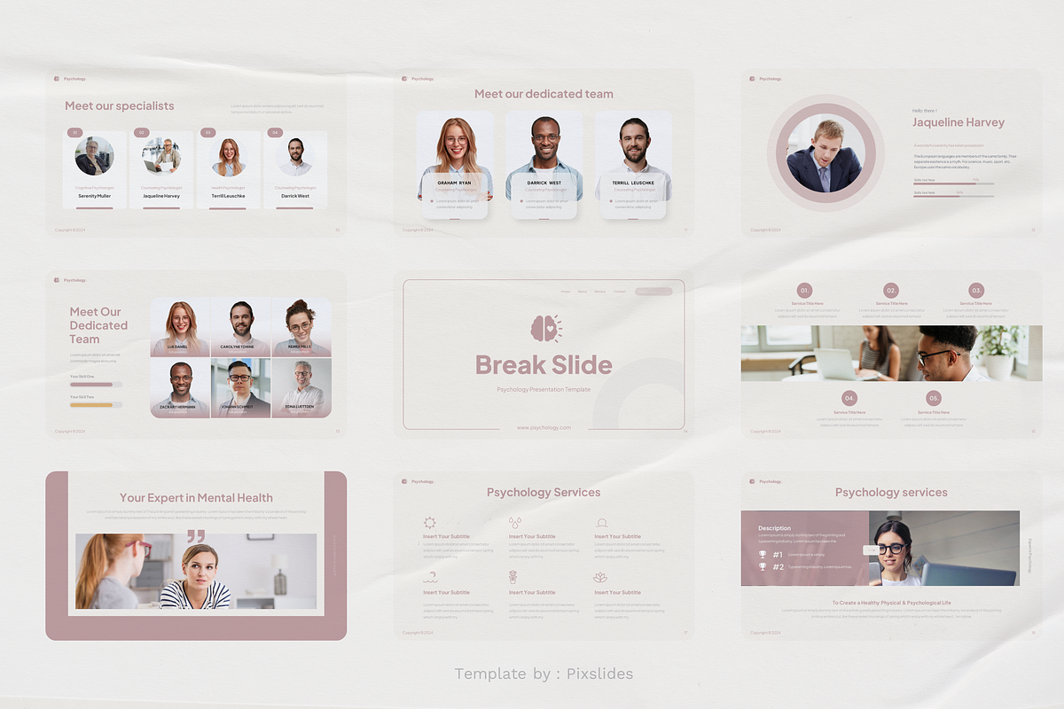 Psychology Keynote Presentation, a Presentation Template by Pixslides (Photo 3 of 5)