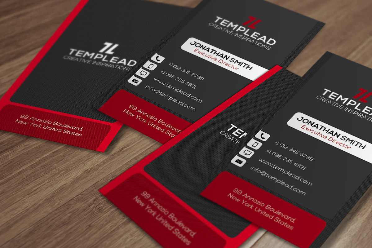 Corporate Business Card SE0321, a Card Template by annozio (Photo 2 of 4)