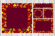 Autumn Frames And Leaves Collection, a Decorative Illustration by Vector beauty (Thumbnail 2 of 6)