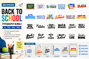 Back to School Typography Bundle, an Object Graphic by VIVAT Design Studio (Thumbnail 1 of 5)