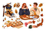 Cozy autumn mood. Hygge fall set, a Seasonal Illustration by Good Studio (Thumbnail 2 of 6)