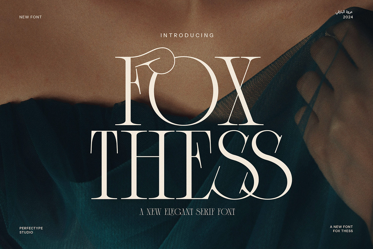 Fox Thess Elegant Serif Font, a Serif Font by Perfectype (Photo 1 of 8)