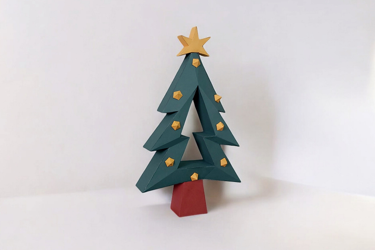 Christmas Tree - 3d papercraft, a Print Template by PAPER amaze (Photo 4 of 4)