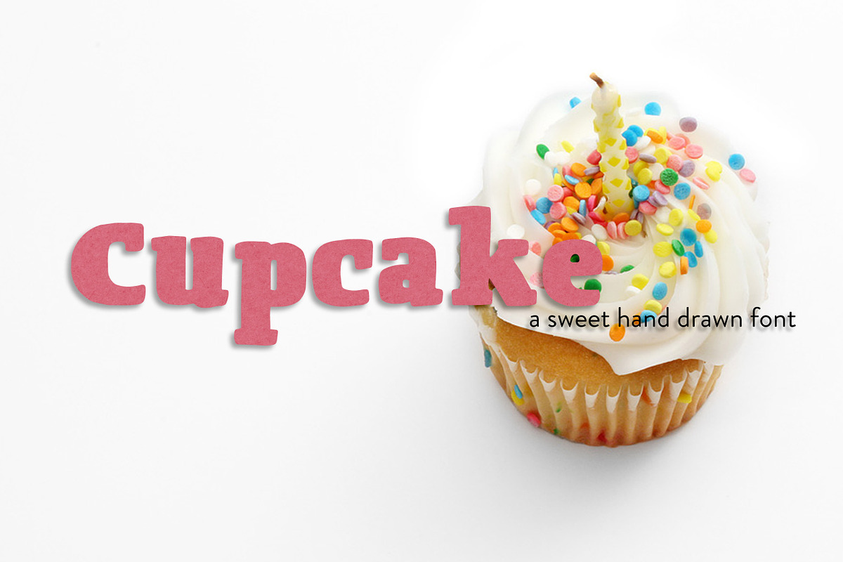 Cupcake Hand Drawn Font