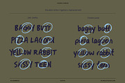 VS Scribbles | A Handwriting Font, a Handwritten Font by Vicarel Studios (Thumbnail 5 of 14)