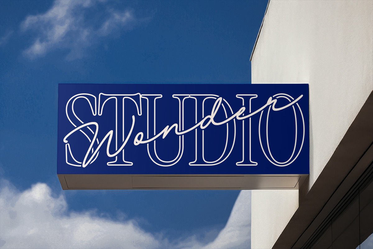 Unline - Handwritten Script Monoline, a Handwritten Font by Afkari Studio (Photo 4 of 7)