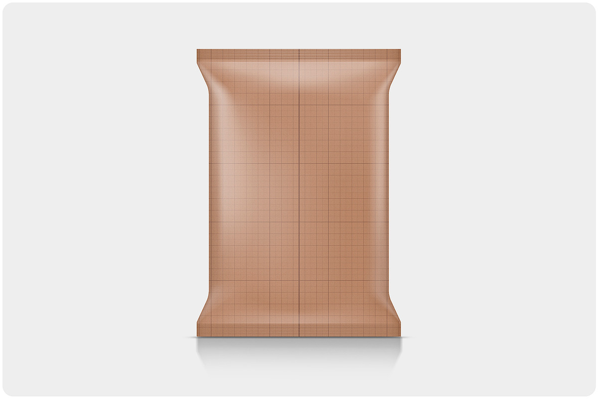 Kraft Snacks Flow Pack Mockup, a Packaging Mockup by Reformer Mockup (Photo 5 of 5)