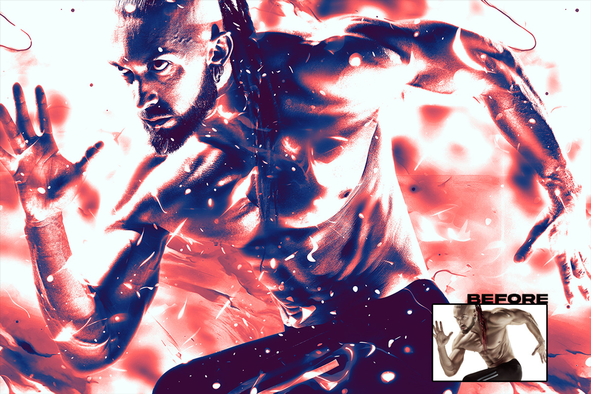 Cold Explosion Photoshop Action, an Action Add-On by iHemalaya (Photo 3 of 5)