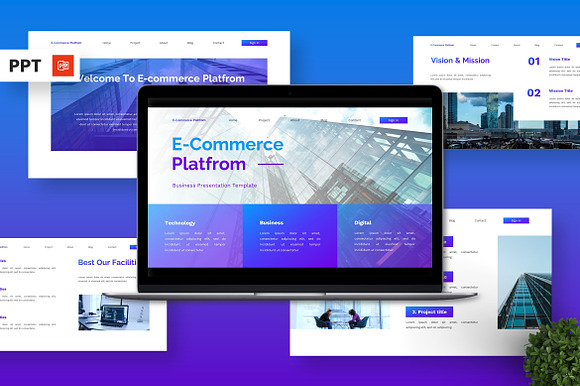 E-Commerce Platform - Business PPT preview 7