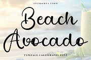 Beach Avocado, a Handwritten Font by FreshTypeINK (Thumbnail 1 of 7)