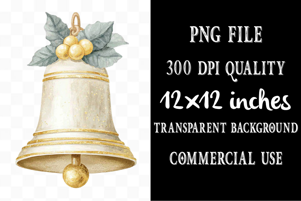 Watercolor New Year Clipart, an Illustration by Designking (Photo 4 of 5)