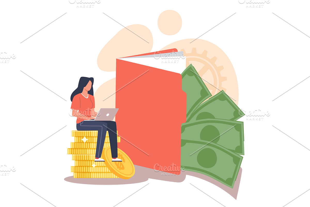 Business consultant. Female, an Object Illustration by YummyBuum