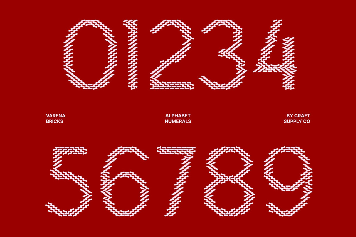 Varena Bricks, a Sans Serif Font by Craft Supply Co. (Photo 4 of 8)