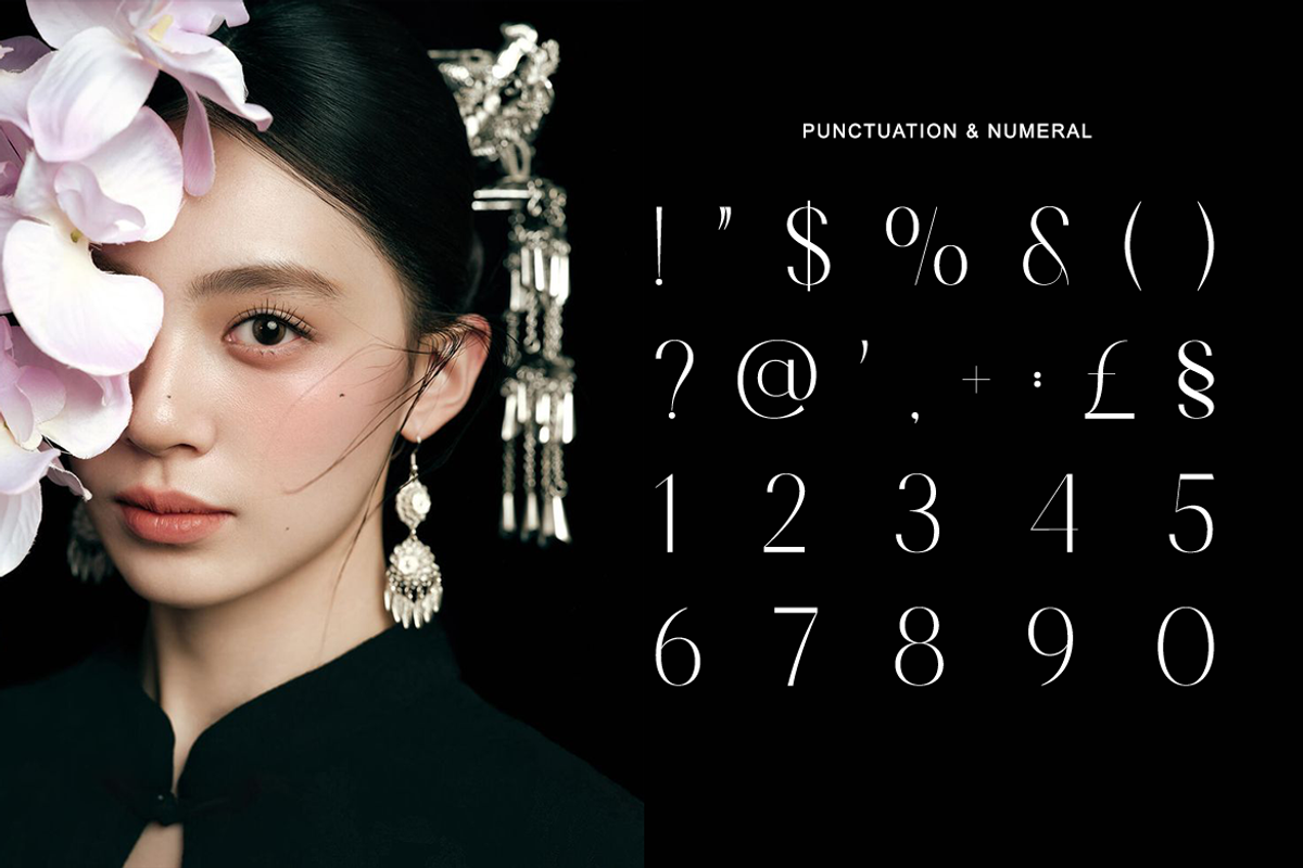 Quavera Modern Elegant Luxury Font, a Sans Serif Font by Rasio Studio (Photo 3 of 9)