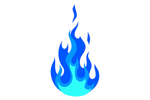 Illustration of stylized fire.