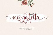 Misyatella -  a handwritten font, a Handwritten Font by Beautypes (Thumbnail 1 of 8)