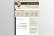 Exclusive modern Resume (CV) - gray, a Resume Template by DutchDigitalDesign (Thumbnail 2 of 5)