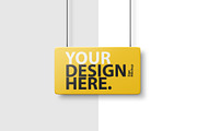 Sign on rope PSD Mockup, a Merchandise Mockup by GreatFruit (Thumbnail 2 of 6)