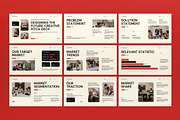 Beige Red Investor Pitch Deck PPT, a Presentation Template by graphicook (Thumbnail 2 of 5)