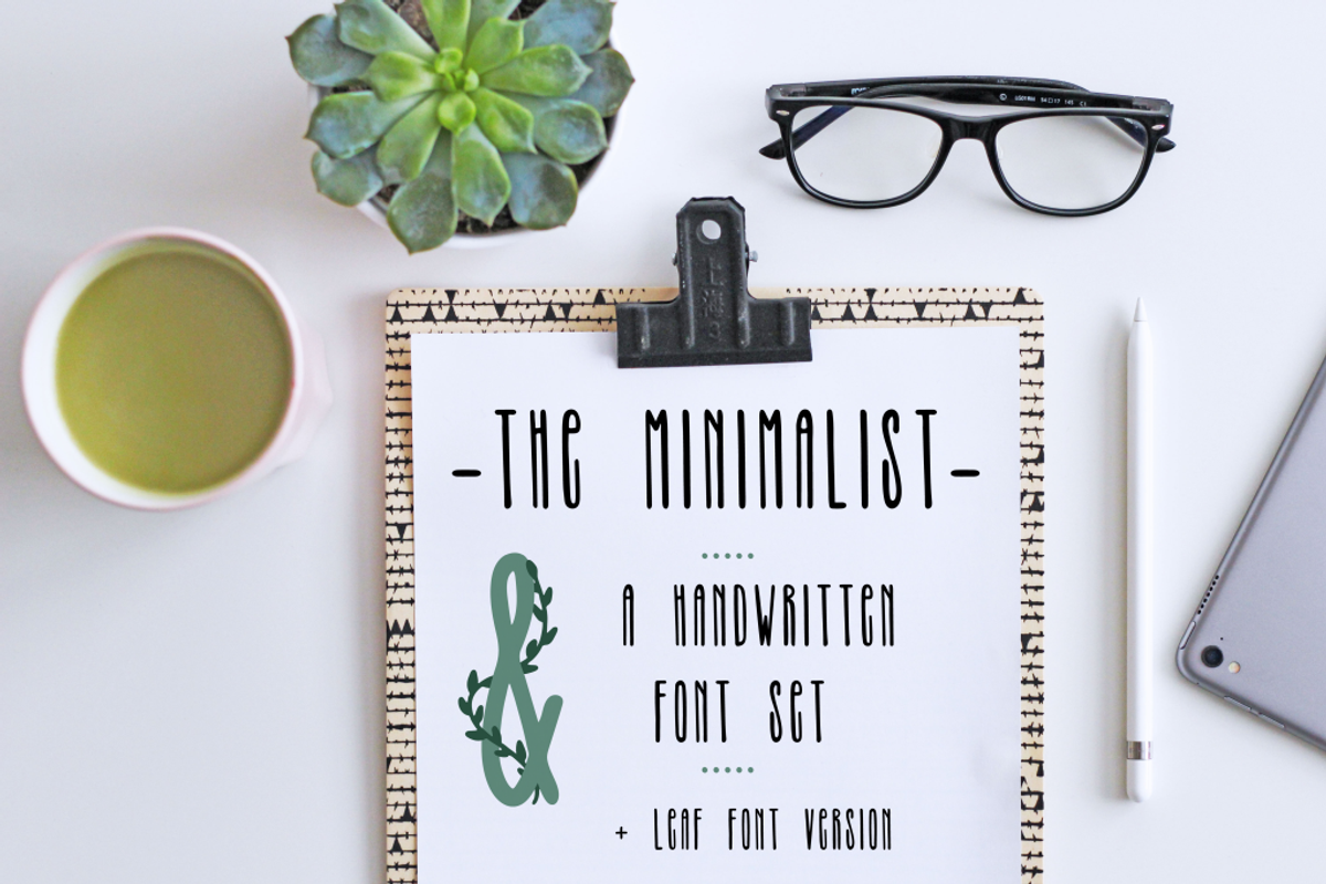 THE MINIMALIST - skinny tall font preview 2
