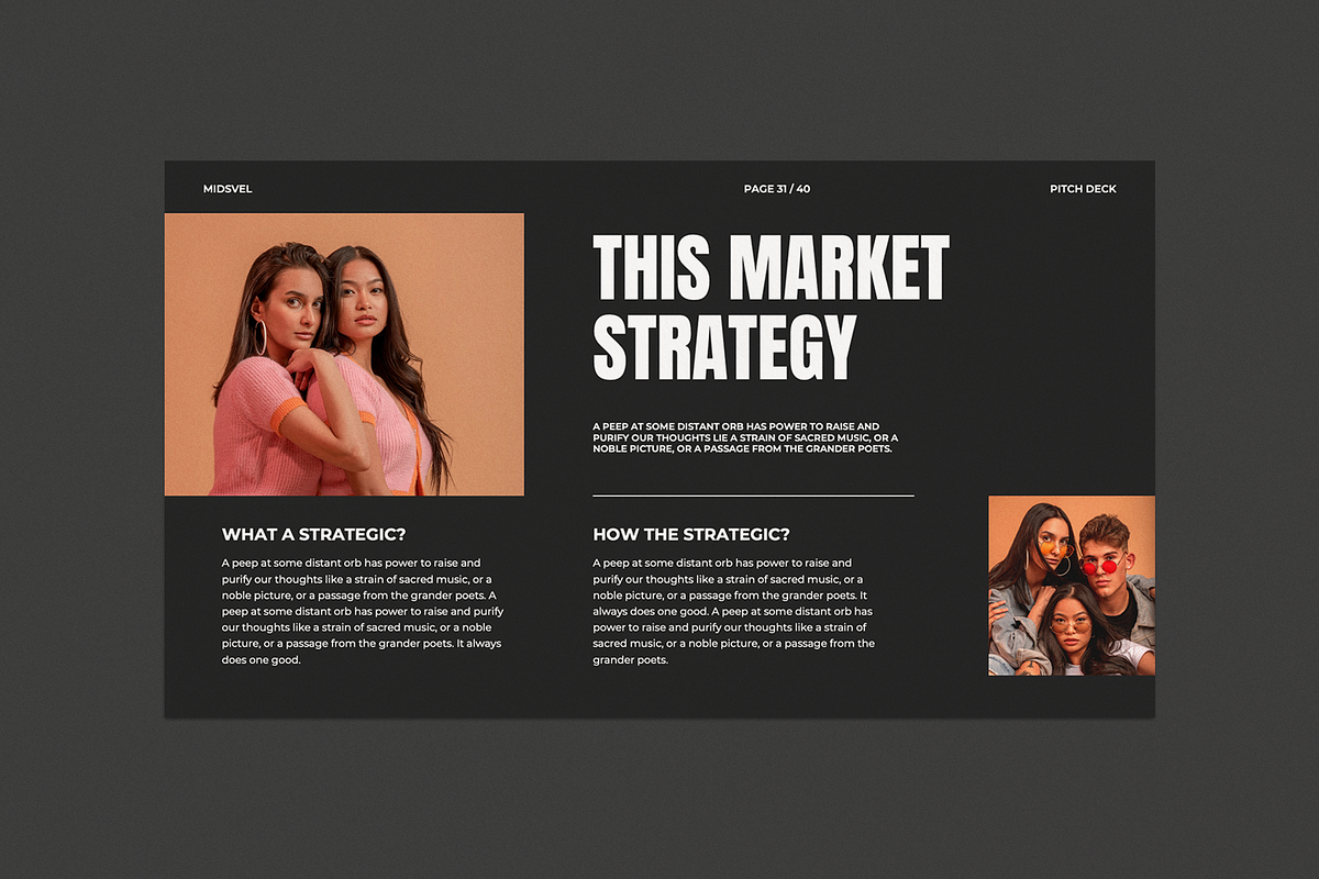 Midsvel Pitch Deck - Powerpoint, a Presentation Template by Surotype (Photo 5 of 10)