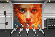FITNESS GYM Mockup 01, an Advertising Mockup by Northern Kraft (Thumbnail 2 of 3)