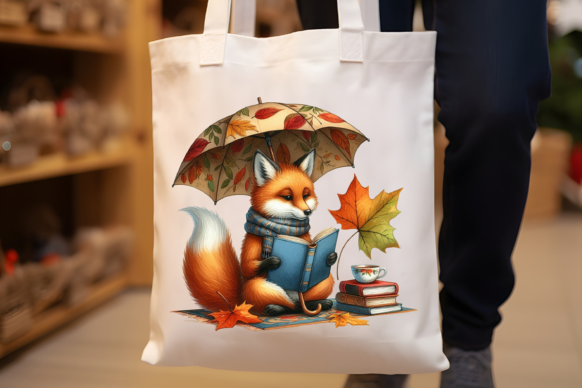 Watercolor Autumn Fox Clipart, an Illustration by Rose Art (Photo 6 of 8)