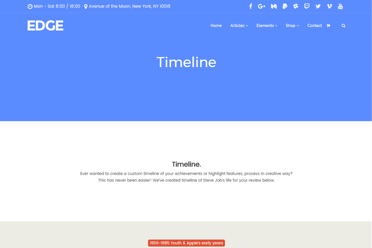 Edge Business WordPress Theme, a WordPress Template by Visualmodo (Photo 8 of 18)