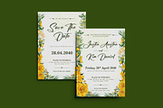 Tender Floral Wedding Invitation, an Invitation Template by dokudokunomi (Thumbnail 1 of 4)