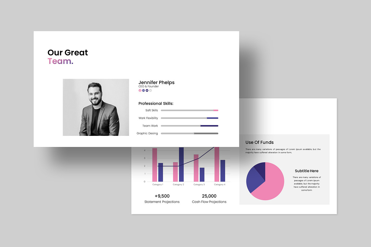 Startup Pitch Deck Template, a Presentation Template by evgenystudio