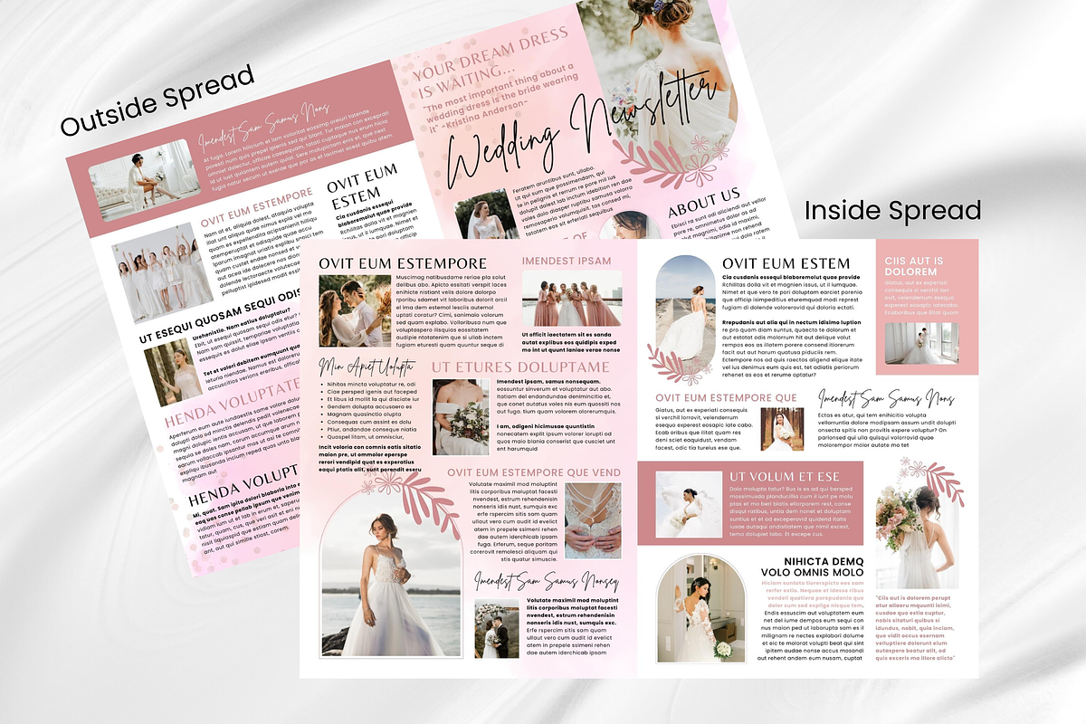 Wedding Canva Newsletter Template, an Email Template by PixelCraft (Photo 9 of 16)
