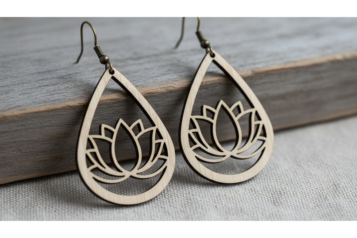 Botanical Earring SVG Set, a Graphic by musafir_fashion (Photo 9 of 11)