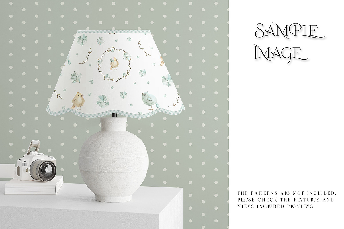 Scalloped Lampshade Mockups, a Mockup by mock-ups (Photo 15 of 22)