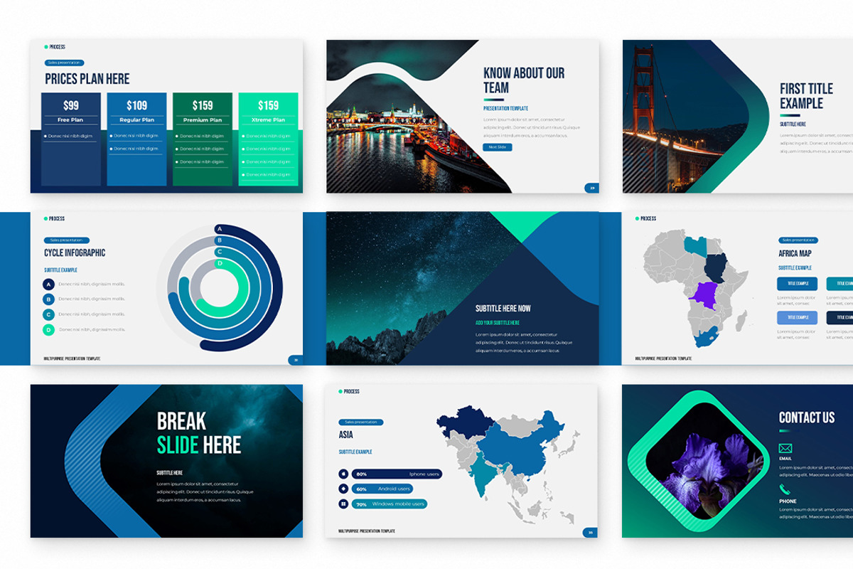 Process Powerpoint Presentation, a Presentation Template by Zacomic Studios (Photo 6 of 7)