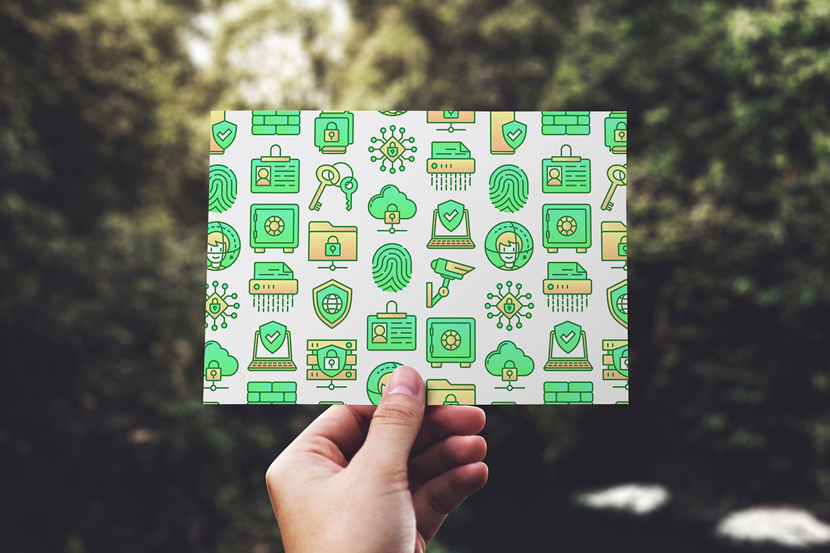 Security Protection Patterns, a Pattern Graphic by Alex Blogoodf