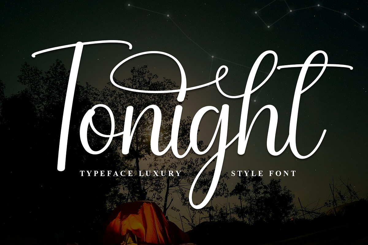 Tonight | Script Font, a Handwritten Font by Scratchones (Photo 1 of 9)