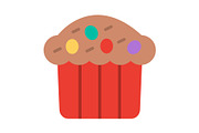 Muffin Flat Icon, a Duotone Icon by Pexelpy (Thumbnail 1 of 2)