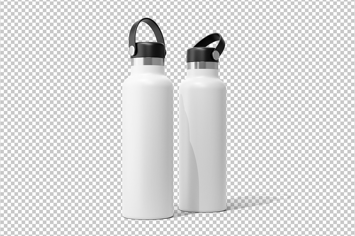 Hydro Flask Water Bottle Mockup, a Packaging Mockup by Akebareee (Photo 3 of 3)