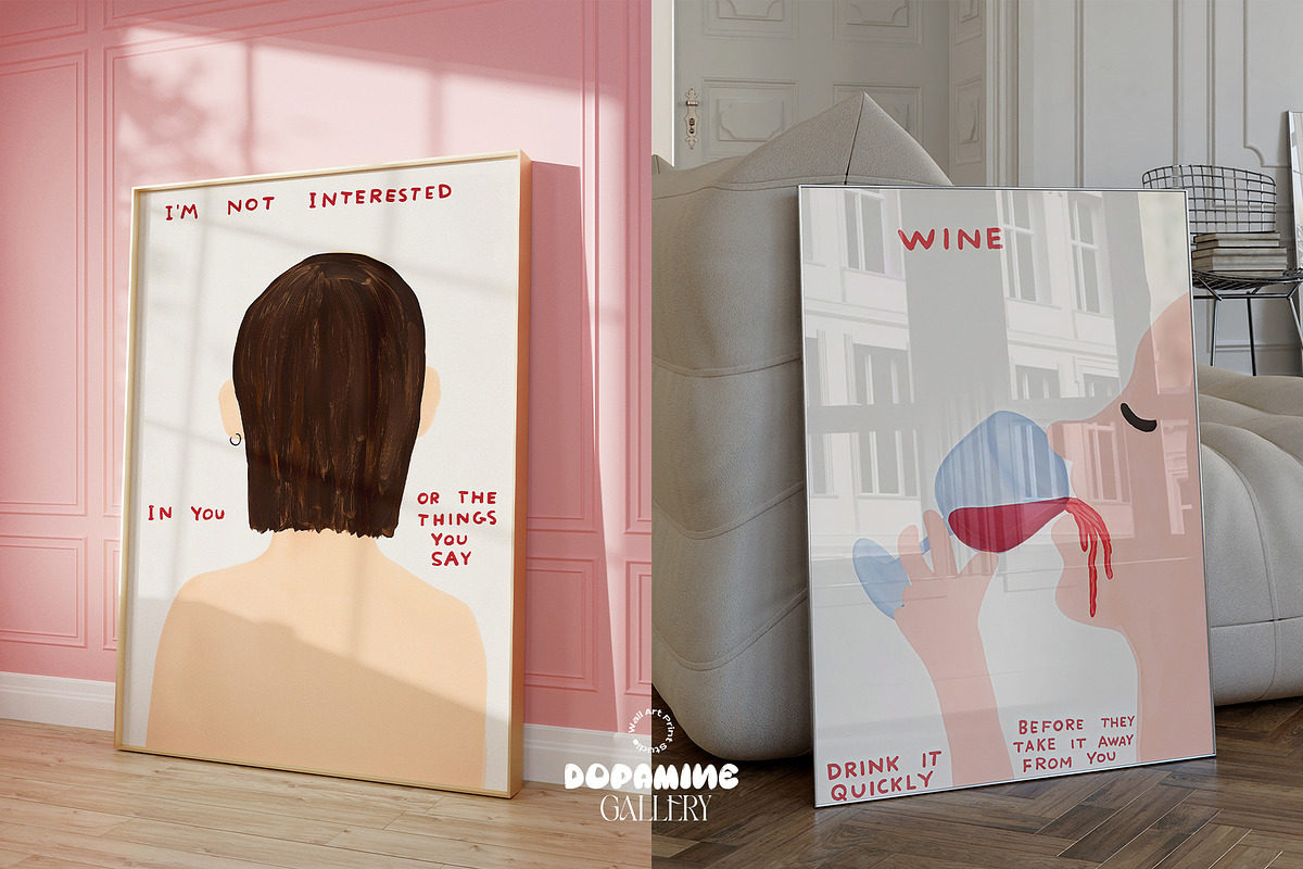 Dopamine Gallery – 100 Poster Bundle, a Graphic by Wall Art Print Studio (Photo 36 of 55)