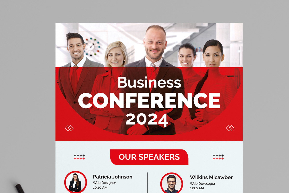 Business Conference Flyer, a Flyer Template by MightyDesign (Photo 4 of 8)